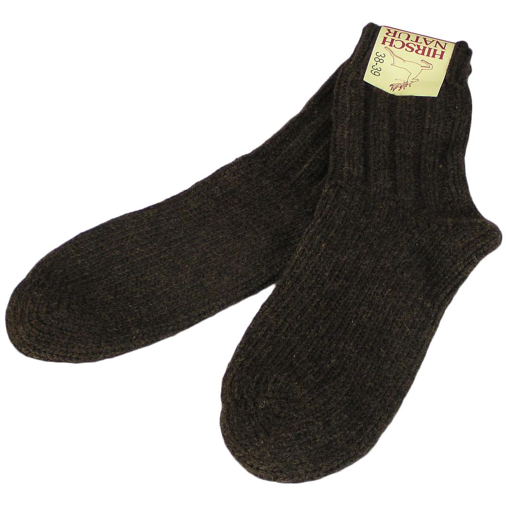 Schafwollsocken (braun)