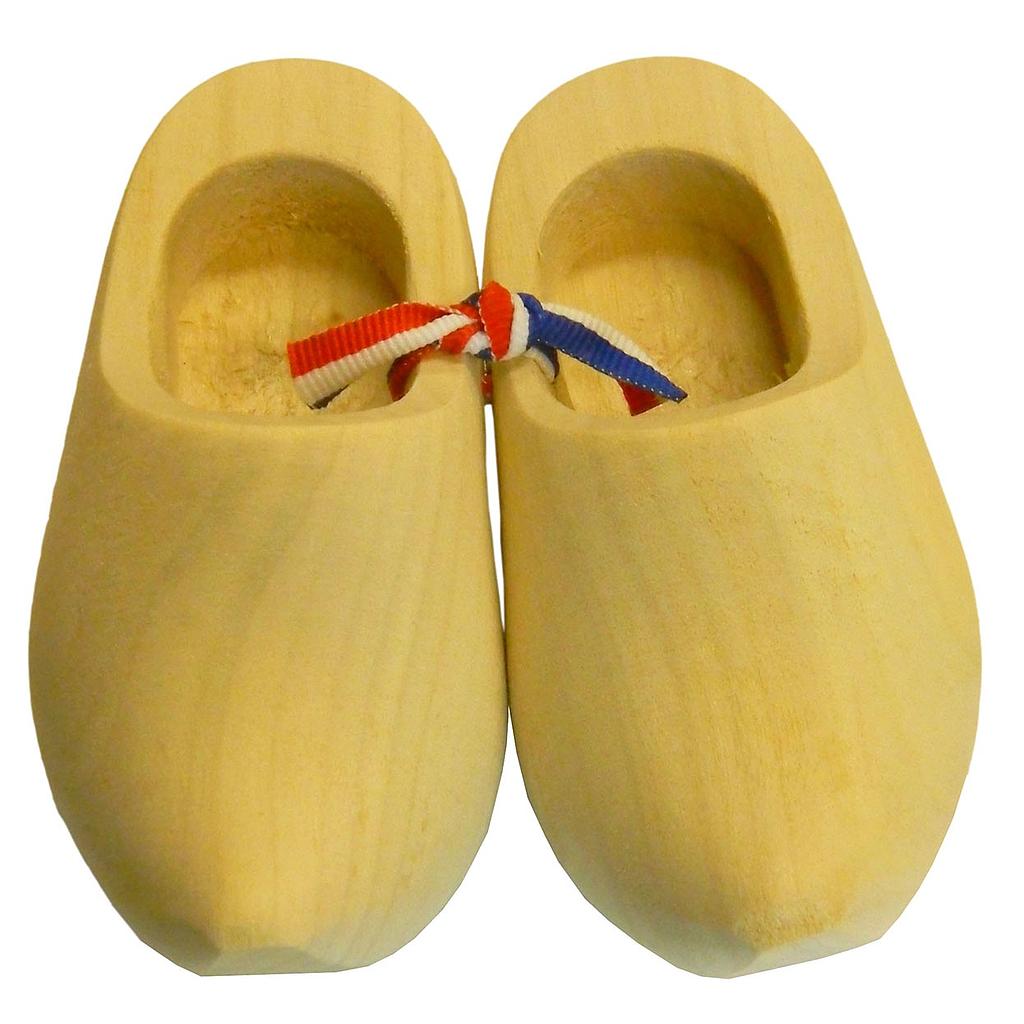 Deko-Holzschuhpaar 